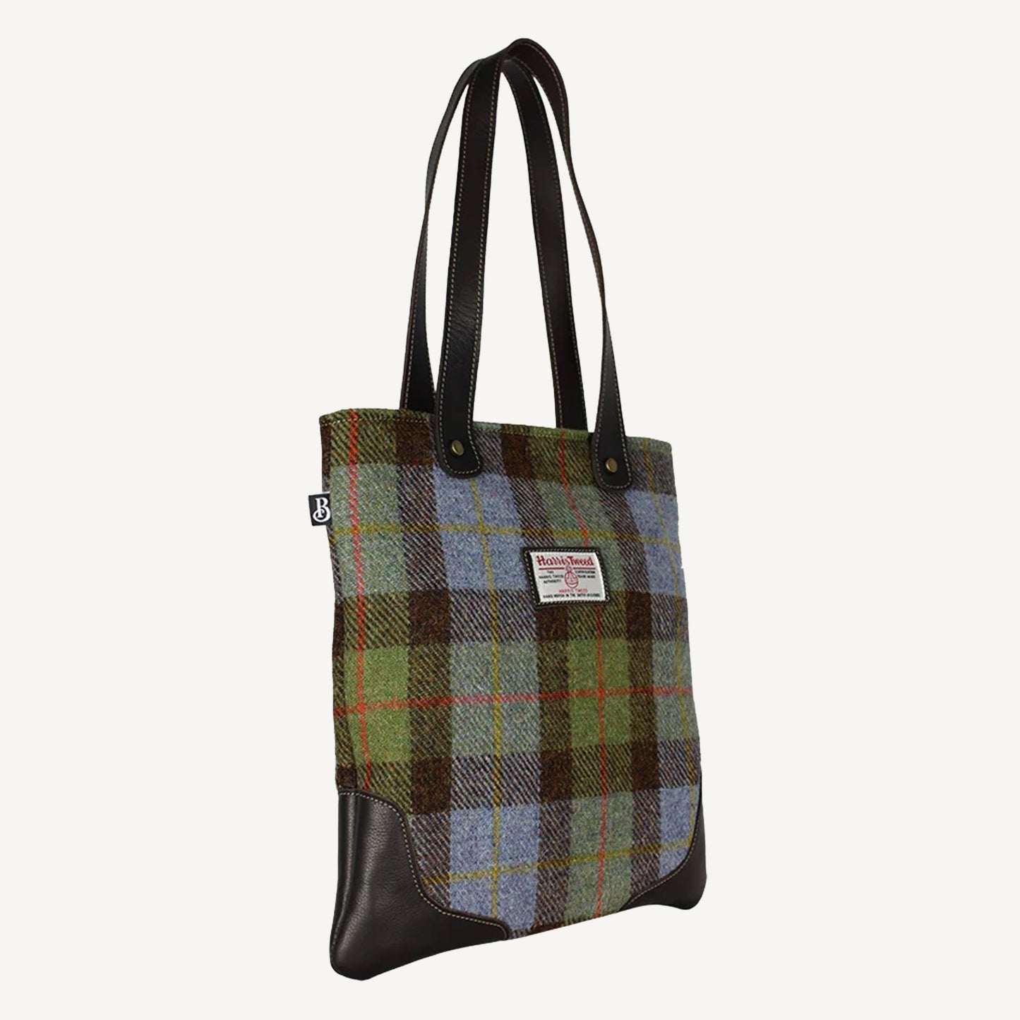 Otley Tote Bag - Blue Green Check