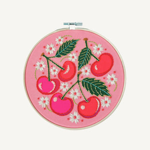 Cherries Embroidery Kit