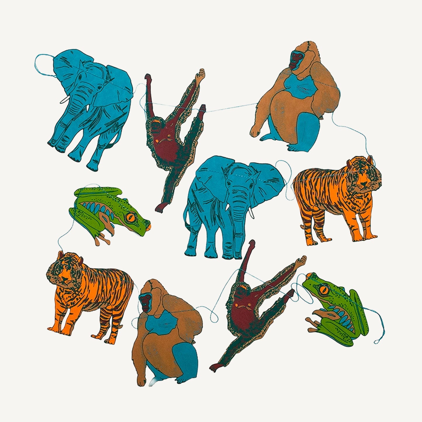 Jungle Sewn Garland