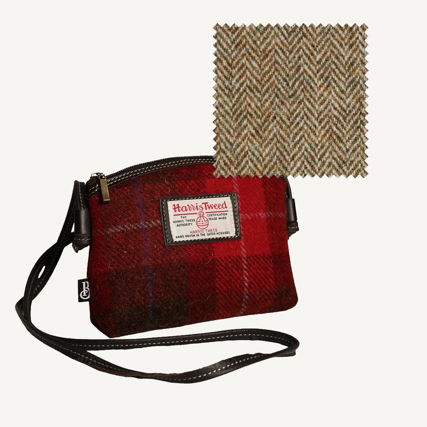 Jura Cross Body Bag - Lovat Herringbone