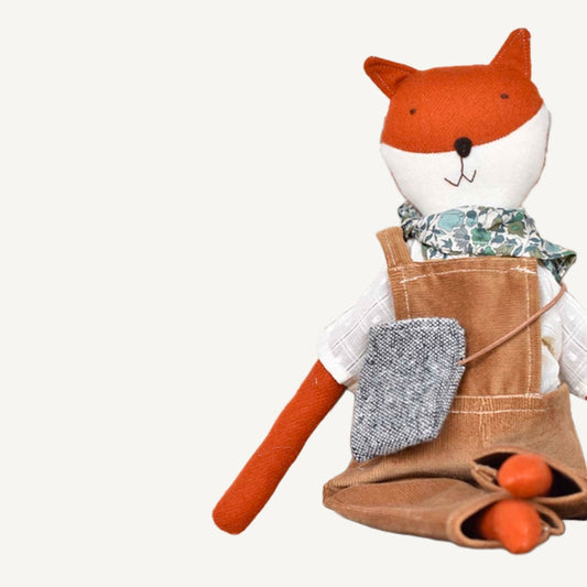 Florette the Fox Doll - Overalls