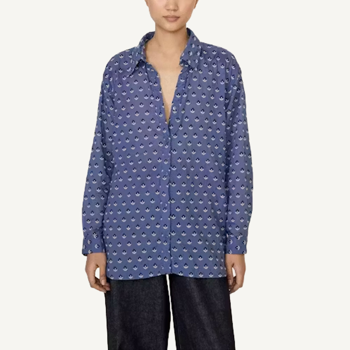 Everything Shirt - Embroidered Butti Print