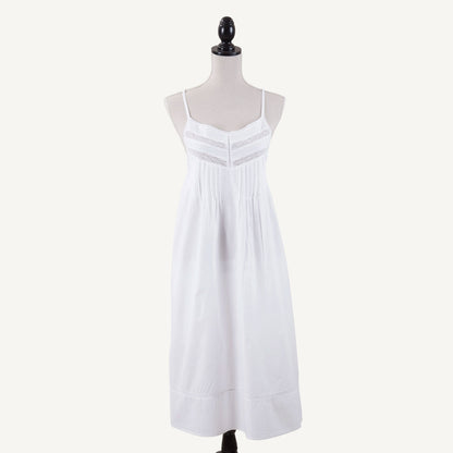 Embroidered Nightgown Spaghetti Strap