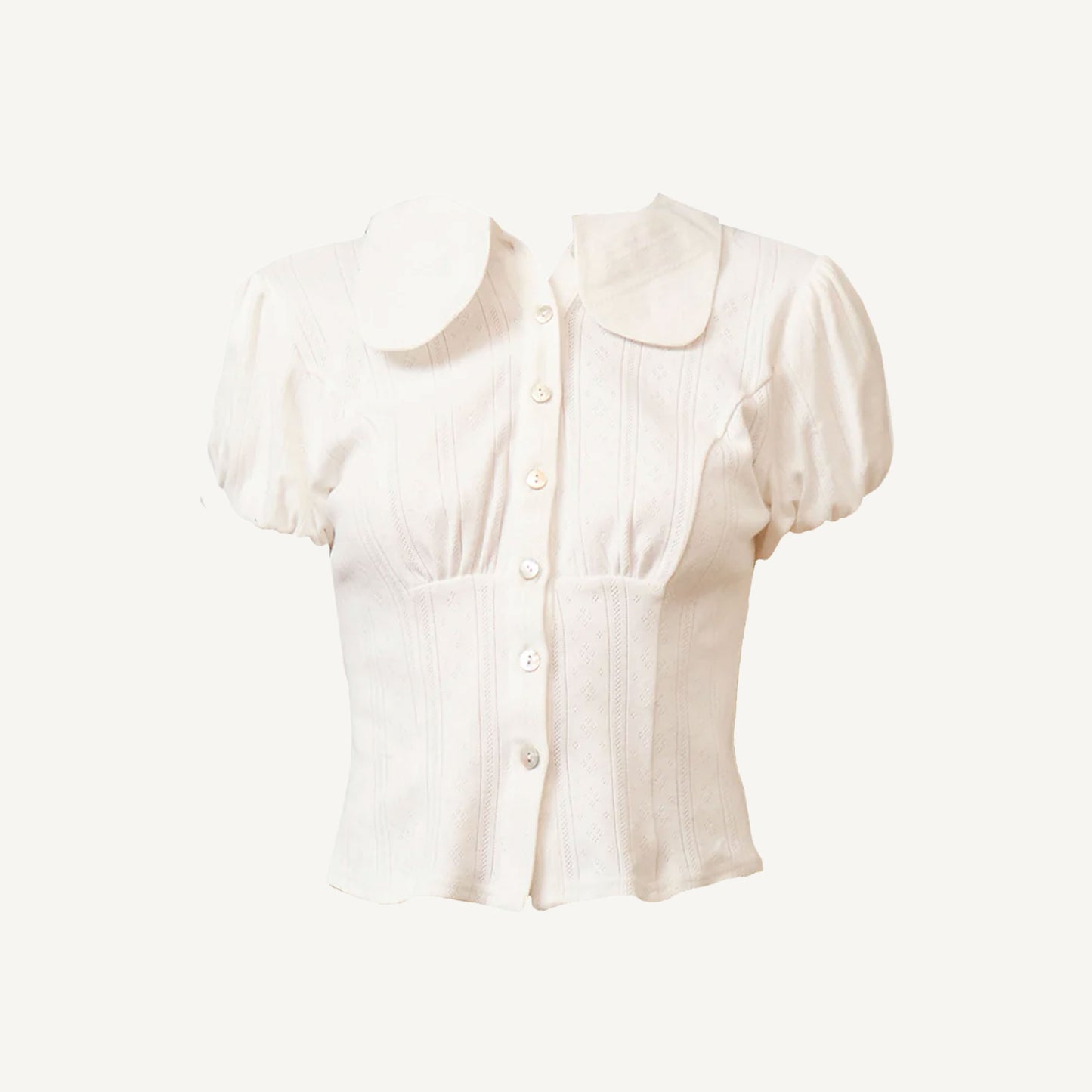 White Cream Blouse