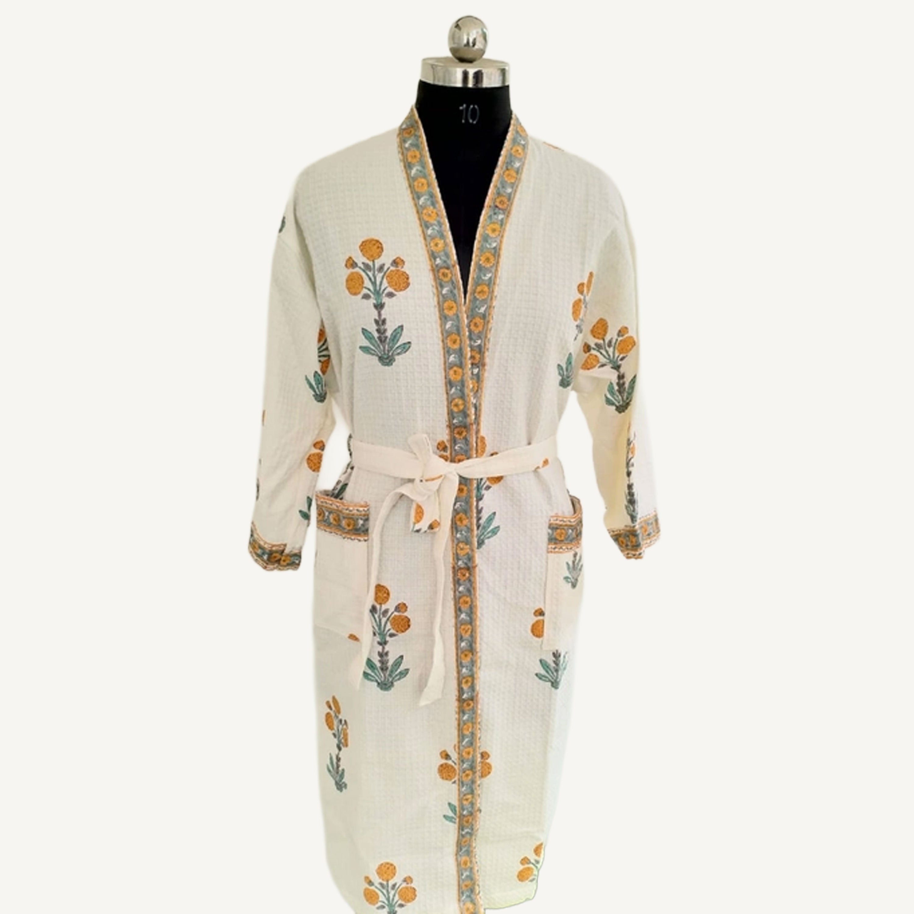 Block Print Cotton Robe – Civil Alchemy St. Louis