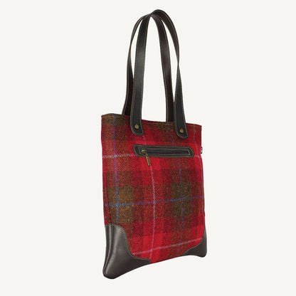 Otley Tote Bag - Red Check