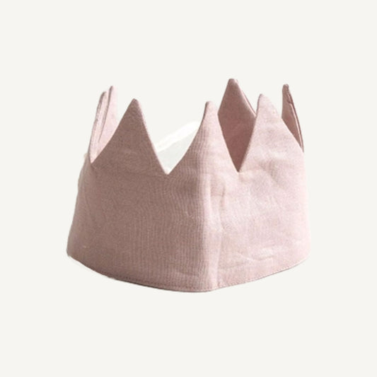 Linen Crown - Dusty-Pink
