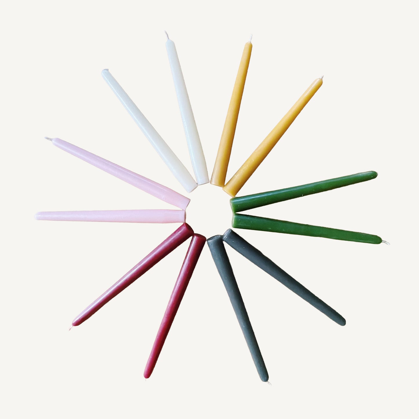 Beeswax Taper Candles