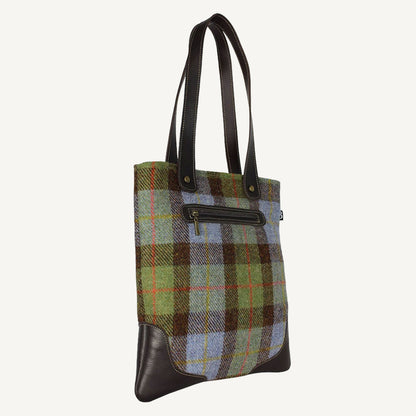 Otley Tote Bag - Blue Green Check