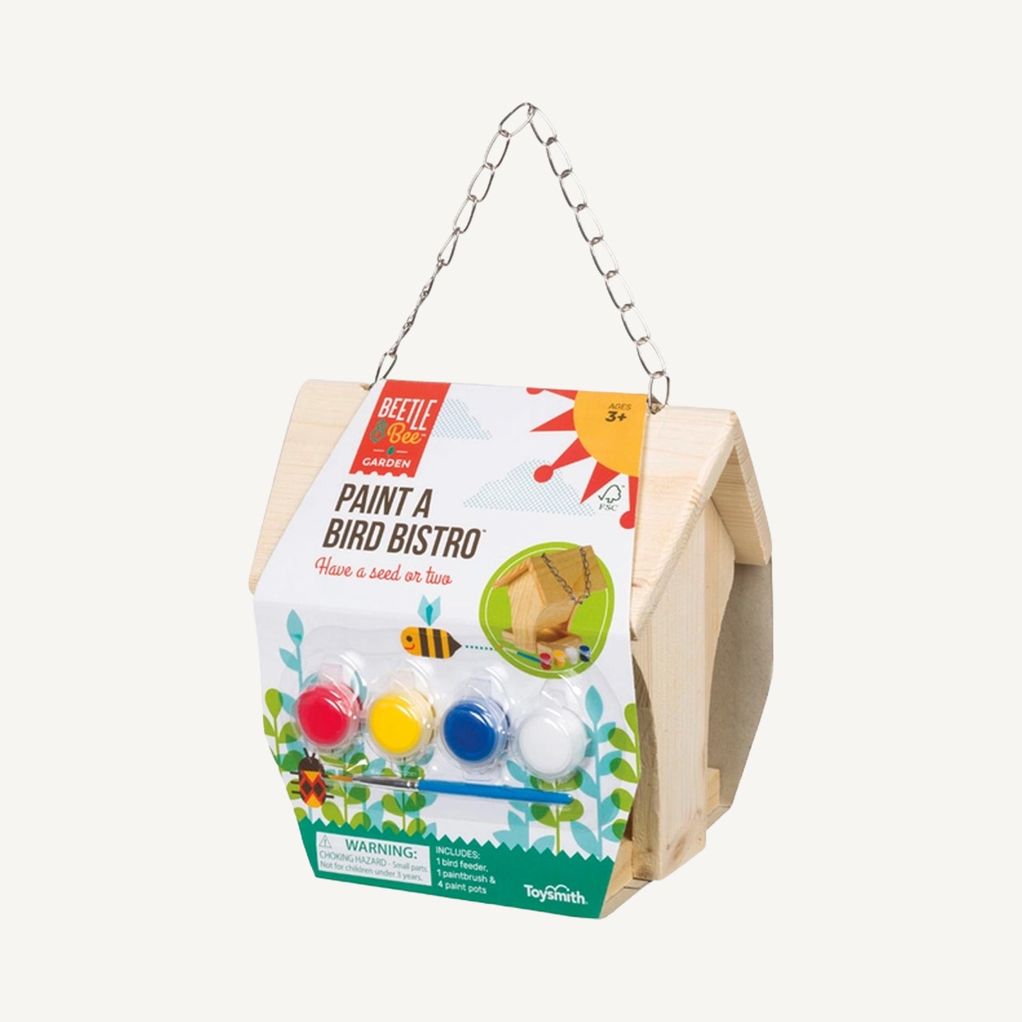 Beetle & Bee Paint a Bird Bistro