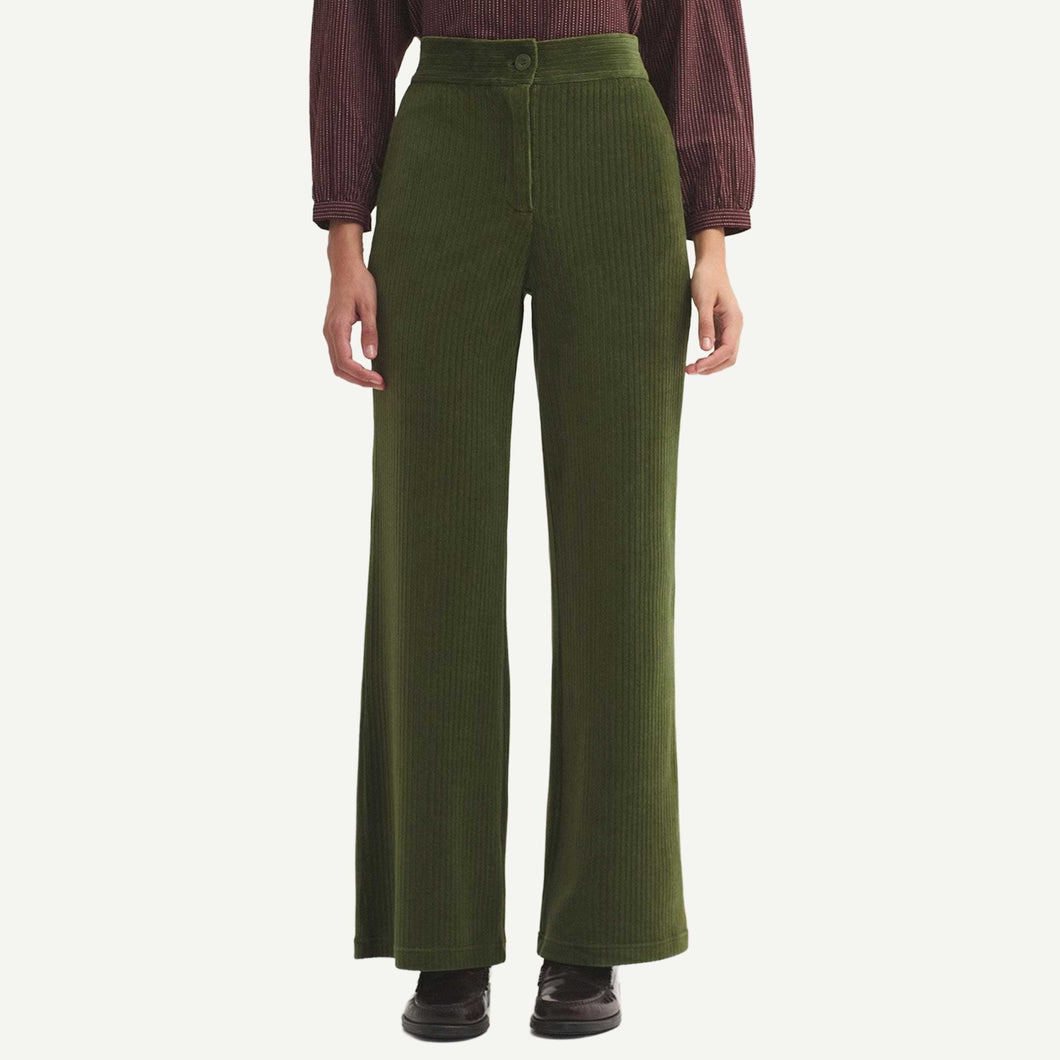 Elastic Corduroy Pant - Khaki