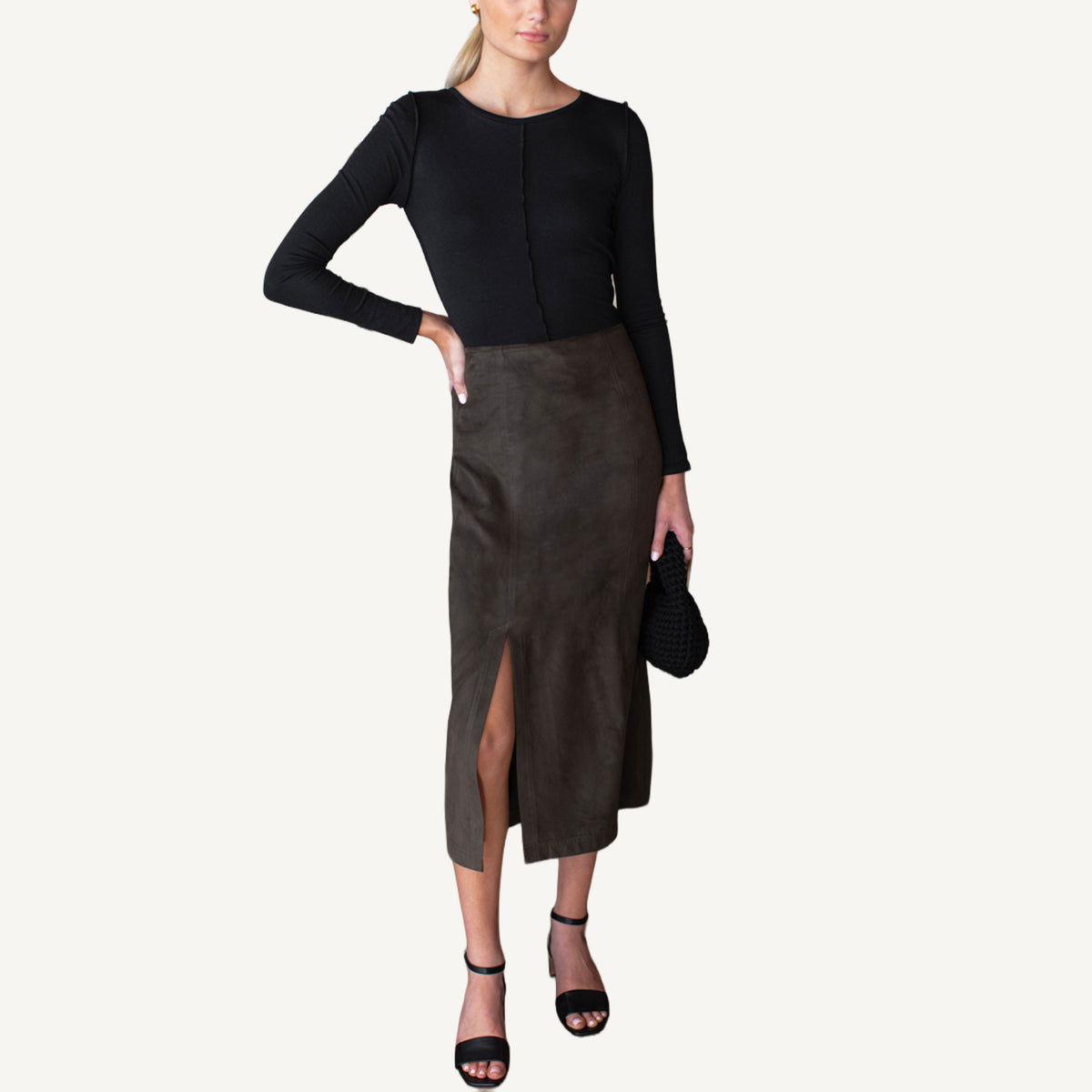 Pencil Skirt - Fern Forest