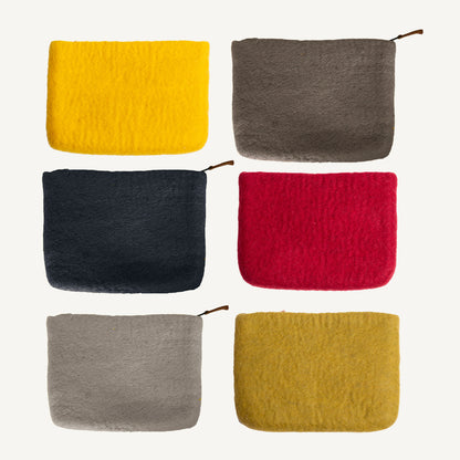 Wool Zipper Pouch