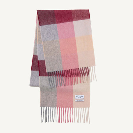 Lambswool Scarf - Summer Fruit Check