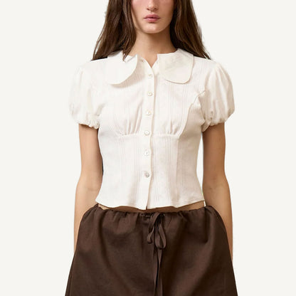 White Cream Blouse