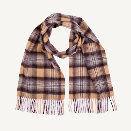 Lambswool Scarf - Official Camel Stewart