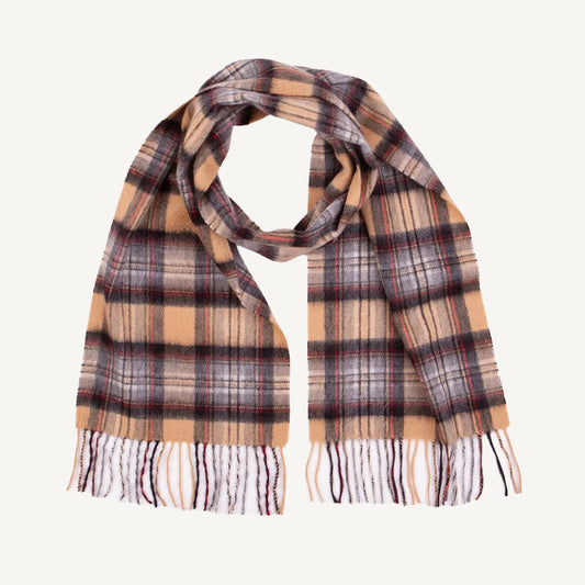 Lambswool Scarf - Official Camel Stewart