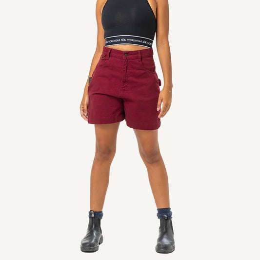 Utility Shorts - Burgundy