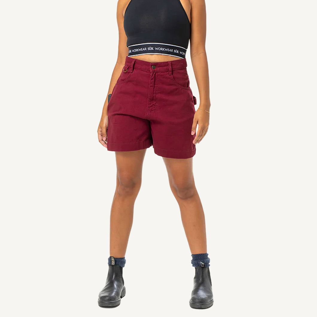 Utility Shorts Burgundy