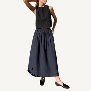 Wide Hem Skirt Midnight
