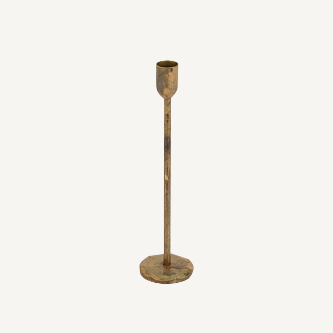 Old Brass Candle Holder 9