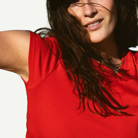 Bebe Organic Tee - Cherry