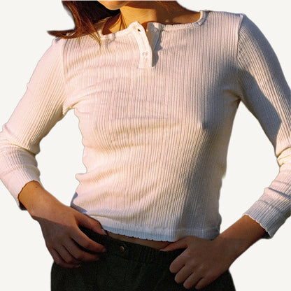 Pointelle Henley