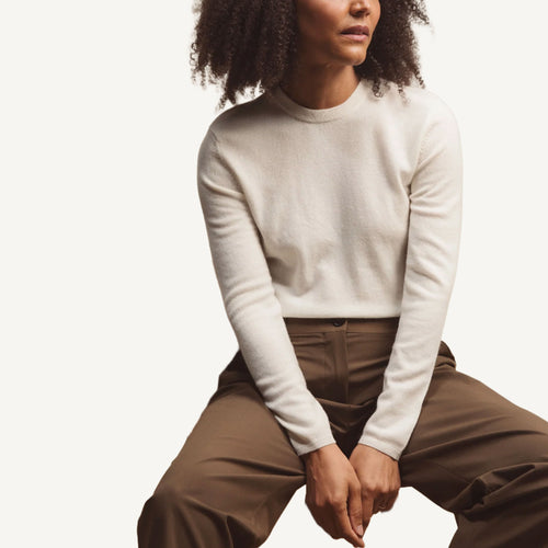 Kiltane Classic Crew Neck - Soft White