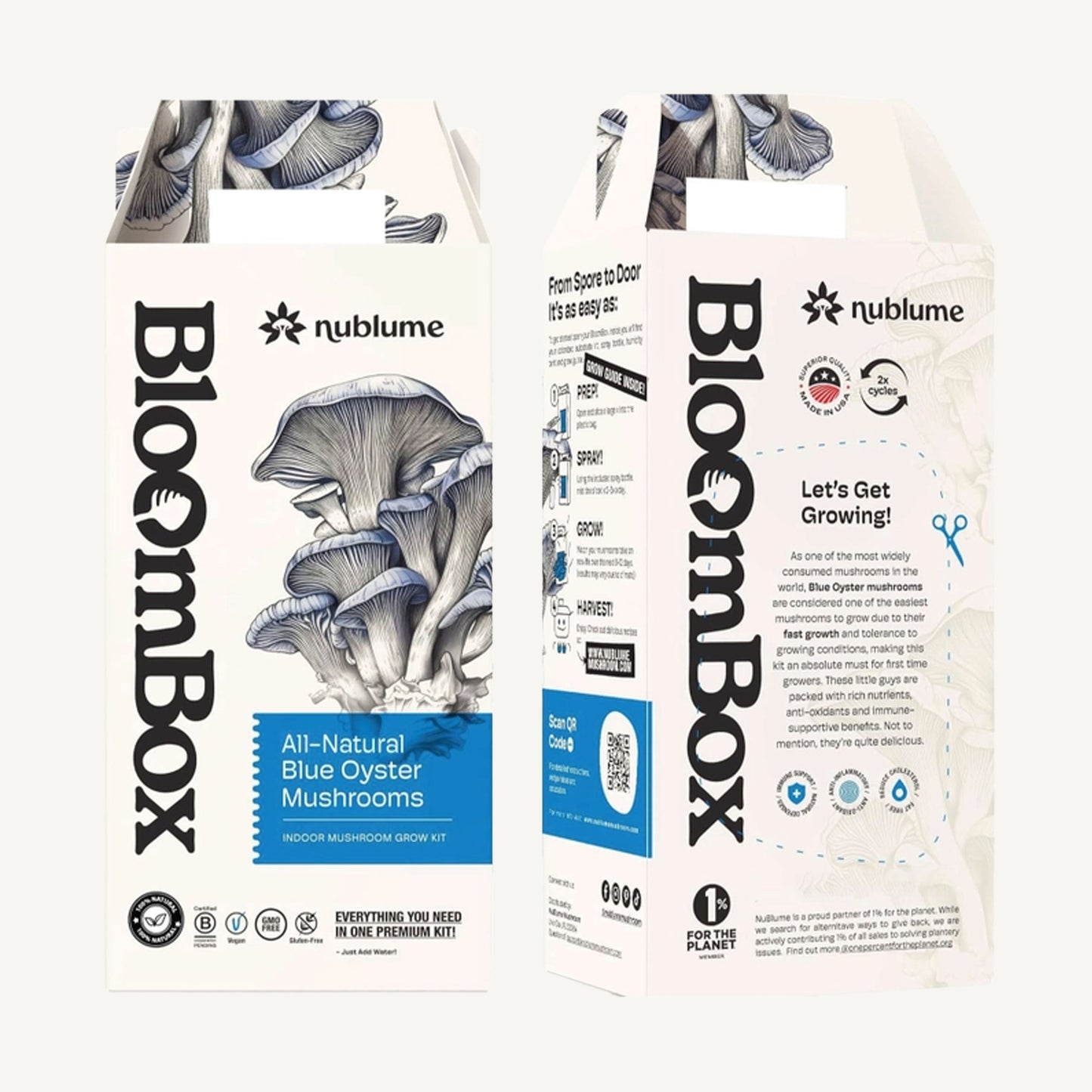 Blue Oyster Mushroom Indoor Grow Kit