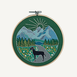 Trail Dog Embroidery Kit