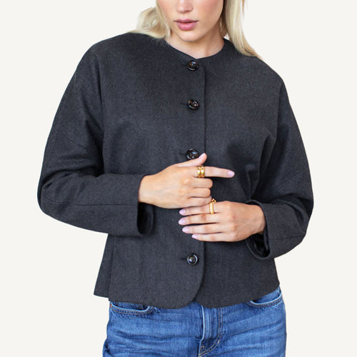 Atelier Cinch Jacket - Charcoal