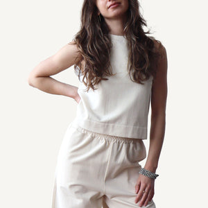 Whitley Undyed Cotton Vest