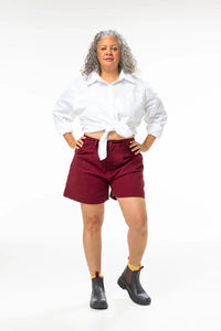 Utility Shorts Burgundy