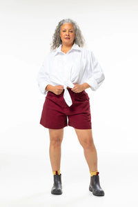 Utility Shorts Burgundy