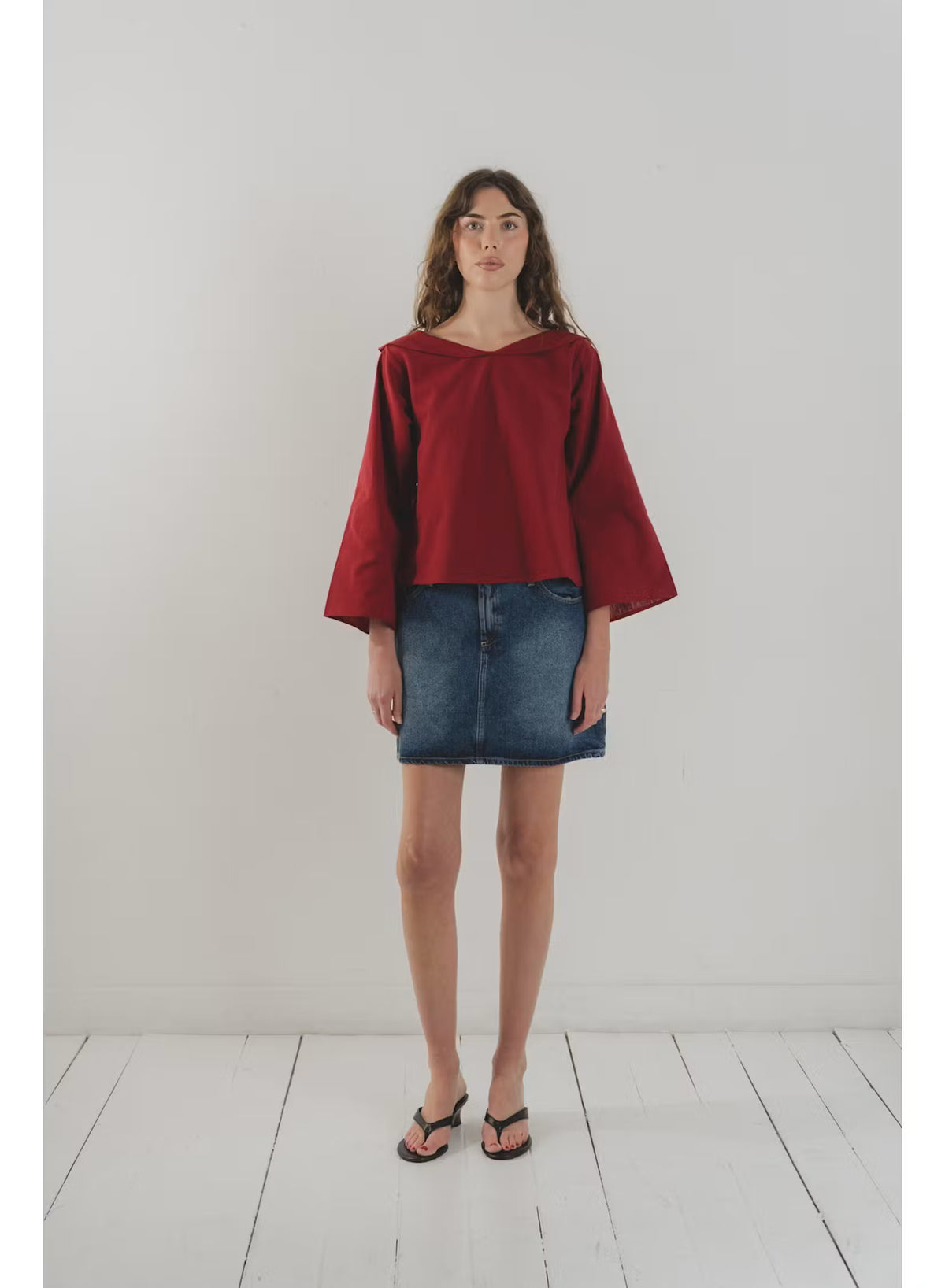 Delilah Blouse - Pomegranate