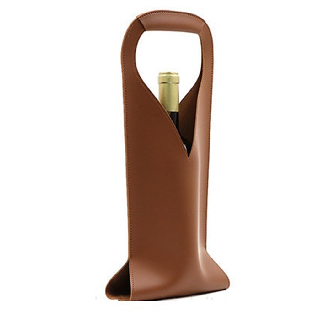 Leather Wine and Liquor Tote