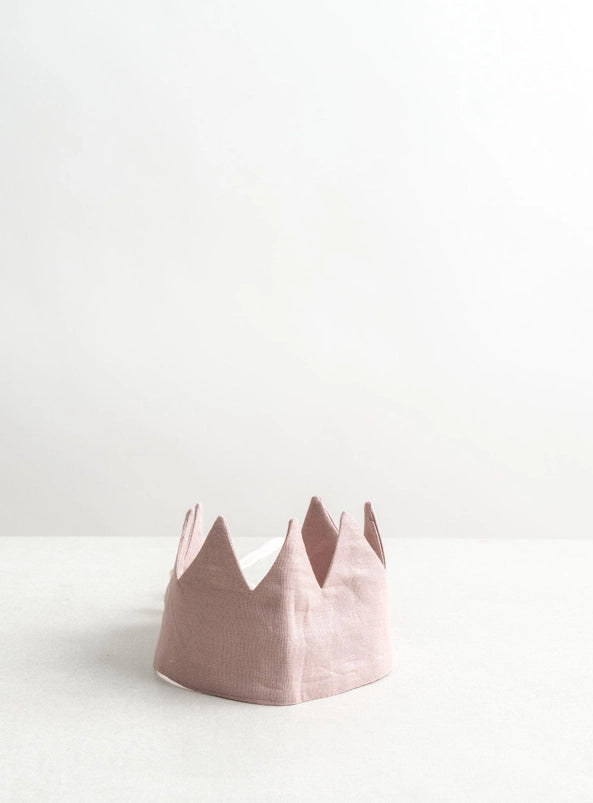 Linen Crown - Dusty-Pink