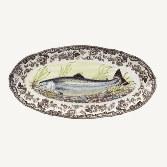 Woodland King Salmon Dish 18.5in