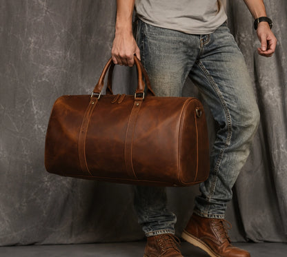 Leather Weekender Bag