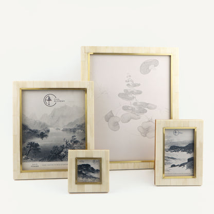 Bone and Gold Frame