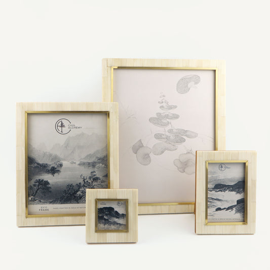 Bone and Gold Frame