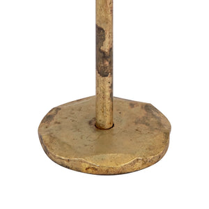 Old Brass Candle Holder 9"