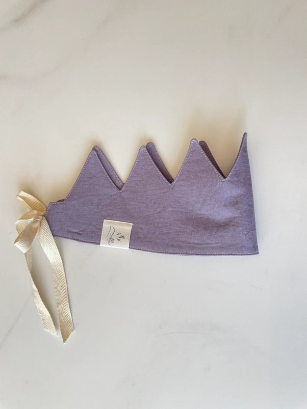 Linen Crown - Lilac