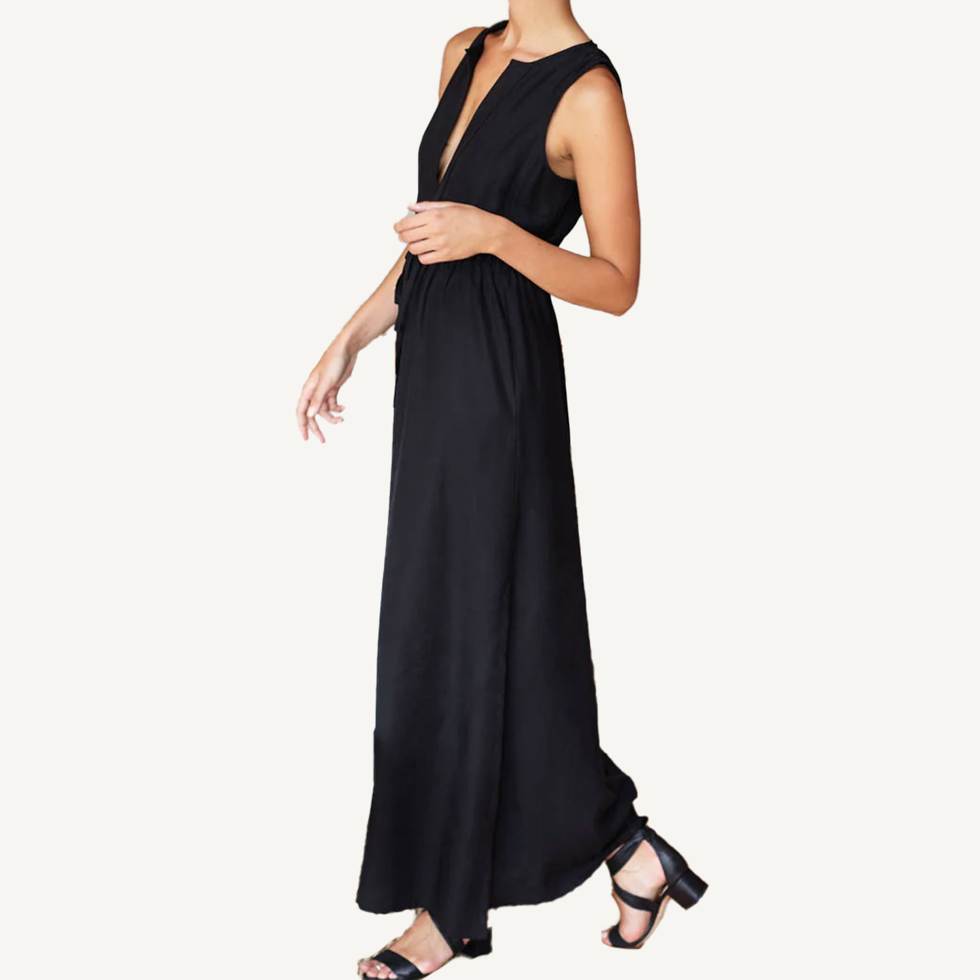 grecian black dress I don't very often show a black dress But this is classic Grecian style very elegant very chic
