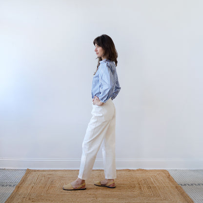 CA The Blouse - Blue Stripe
