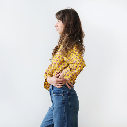 CA The Blouse - Chartreuse