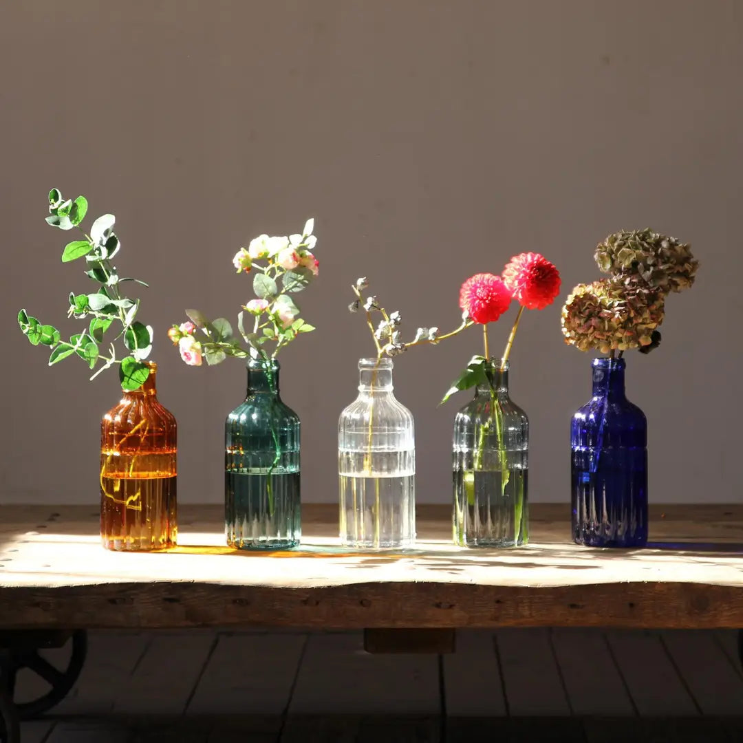 Metro Ribbed Flower Vase