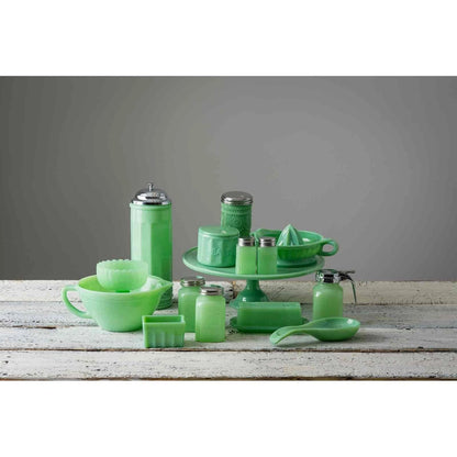 Jadeite Glass Cake Stand
