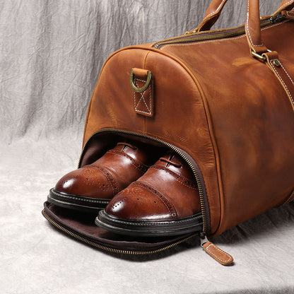 Leather Weekender Bag