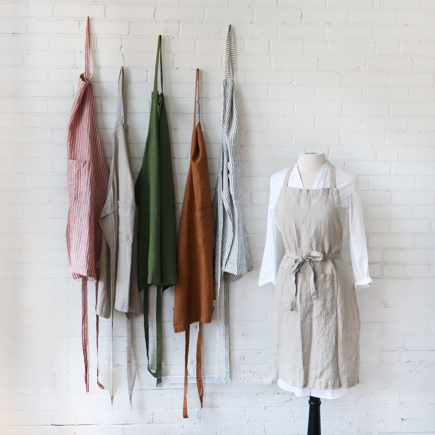 Linen Daily Apron - Natural